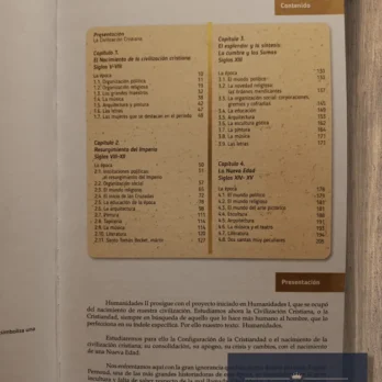 HUMANIDADES II. La civilización cristiana