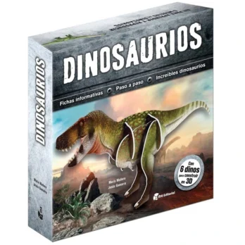DINOSAURIOS. Libro + 6 formas 3D