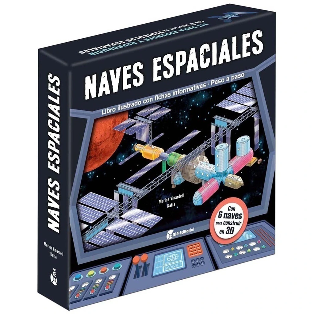 NAVES ESPACIALES. Libro + 6 formas 3D