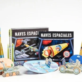 NAVES ESPACIALES. Libro + 6 formas 3D