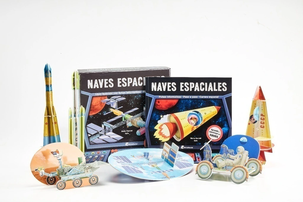 NAVES ESPACIALES. Libro + 6 formas 3D - Imagen 2