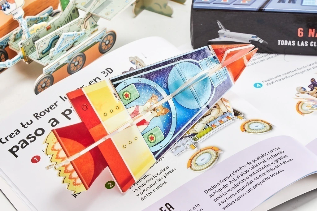 NAVES ESPACIALES. Libro + 6 formas 3D - Imagen 4