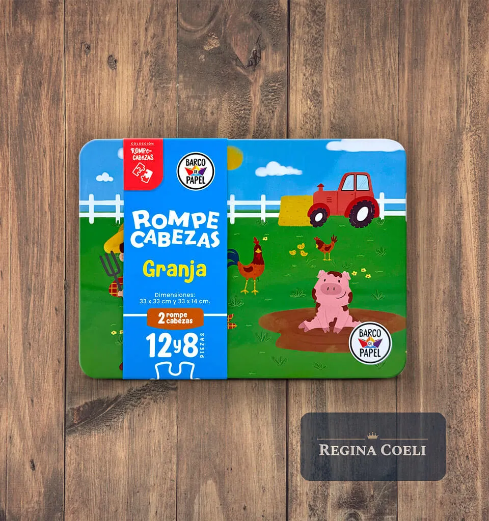 LA GRANJA - Rompecabezas en lata 8 y 12 piezas - Imagen 2