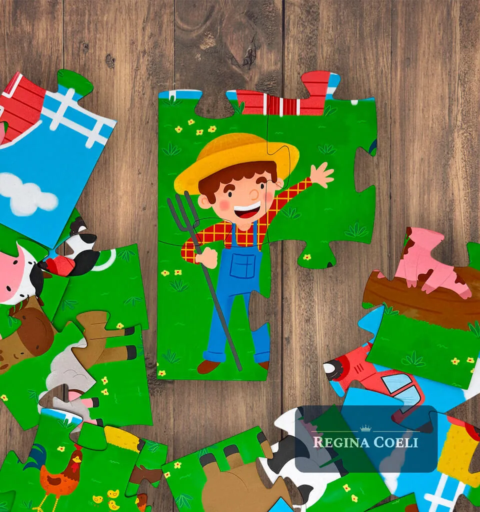 LA GRANJA - Rompecabezas en lata 8 y 12 piezas - Imagen 4