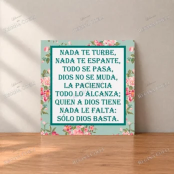 CERÁMICA «NADA TE TURBE» (A 176)