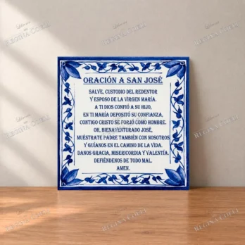 CERÁMICA «ORACIÓN A SAN JOSÉ» (A 199)