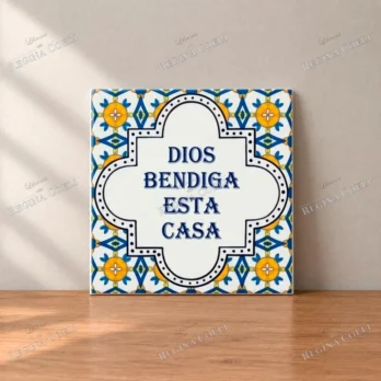 CERÁMICA «DIOS BENDIGA ESTA CASA» (A 110)