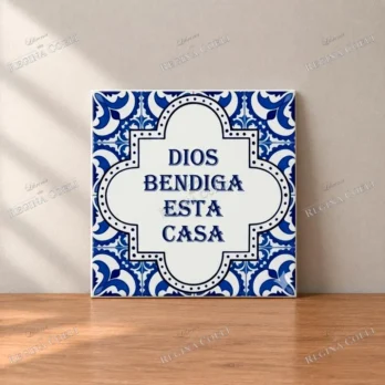 CERÁMICA «DIOS BENDIGA ESTA CASA» (A 111)
